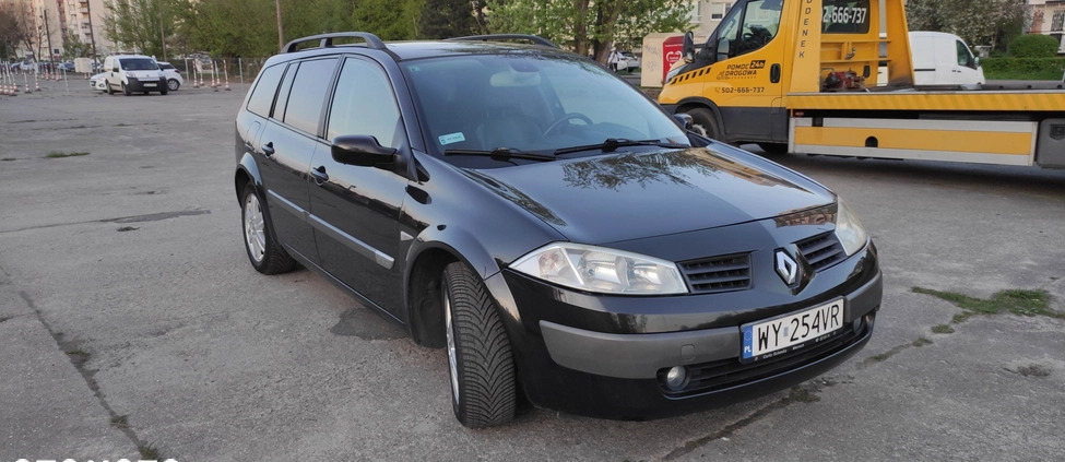 Renault Megane cena 7500 przebieg: 289700, rok produkcji 2004 z Warszawa małe 56